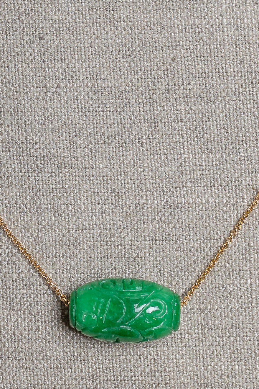 Colar Cris Jade Verde