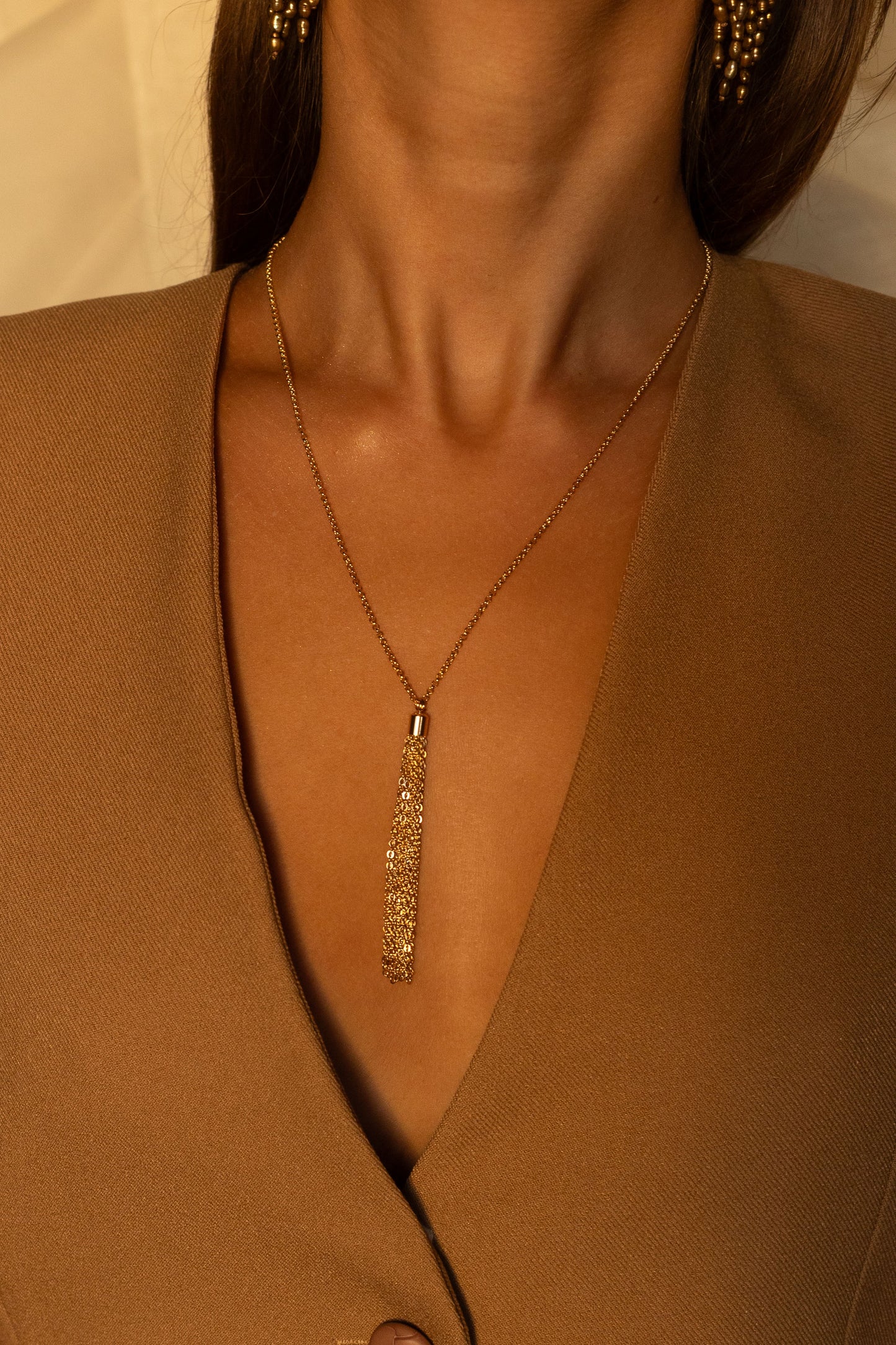 Colar Pingente Franja