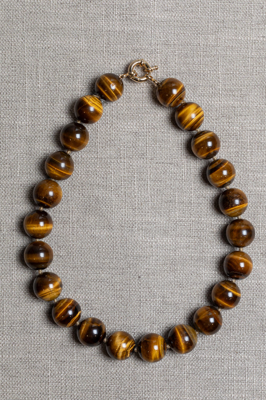 Colar Regina Olho de Tigre