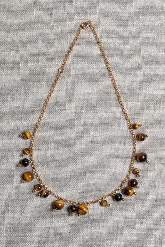 Colar Anarê Olho de Tigre