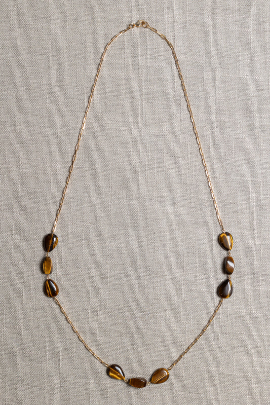 Colar Renata Olho de Tigre