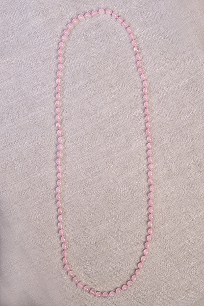 colar quartzo rosa 85