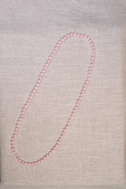 colar quartzo rosa 85