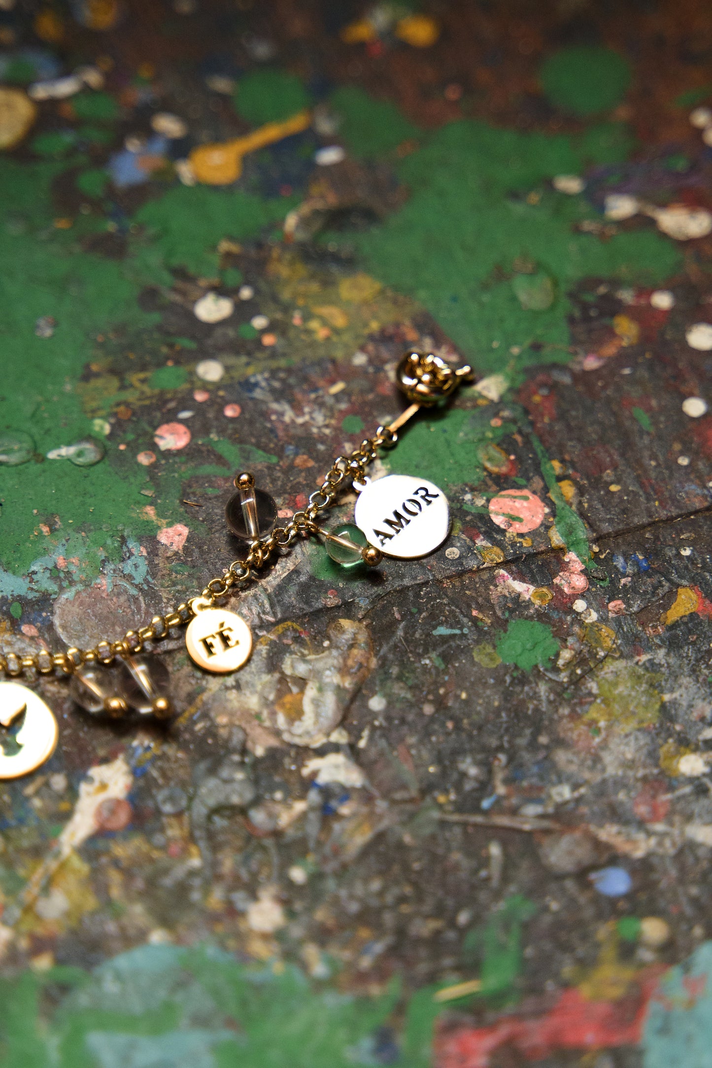 Pulseira Espirito Santo com Pedras