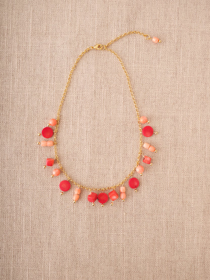 Colar Anarê Gaudi Coral