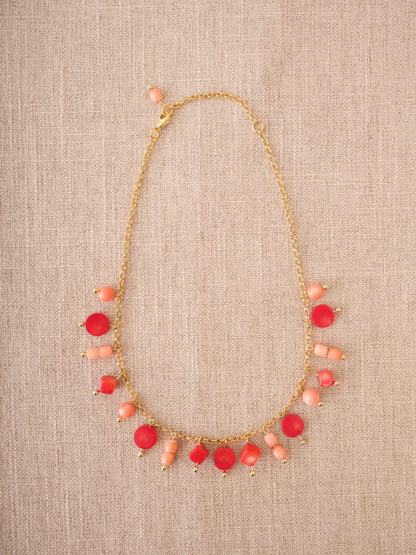 Colar Anarê Gaudi Coral