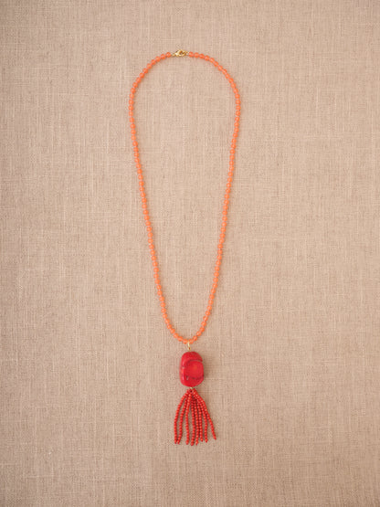 Colar Maria Gaudi Coral