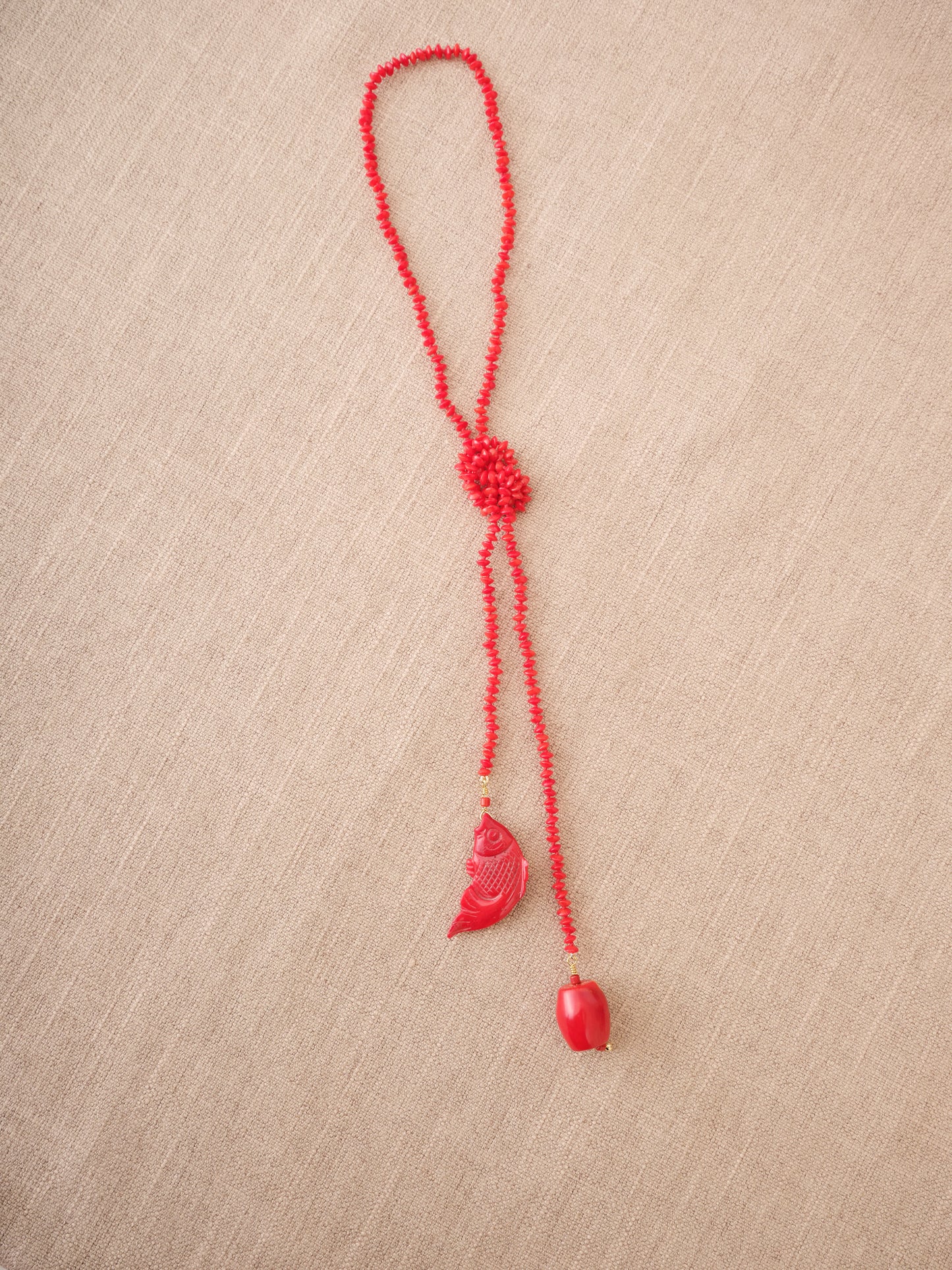 Colar Flavia Coral Peixe