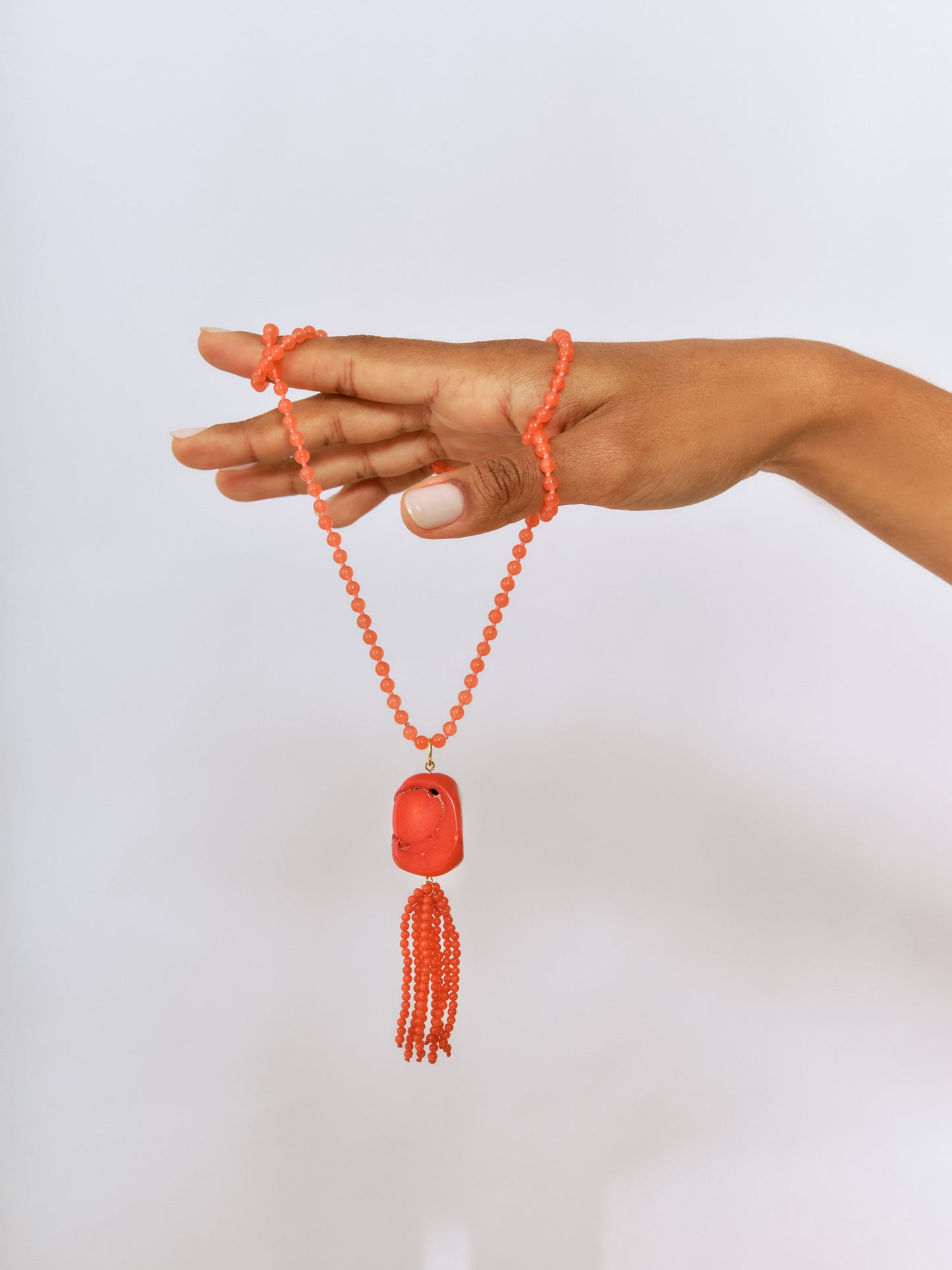 Colar Maria Gaudi Coral