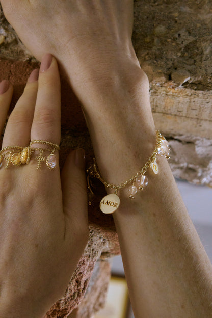 Pulseira Espirito Santo com Pedras