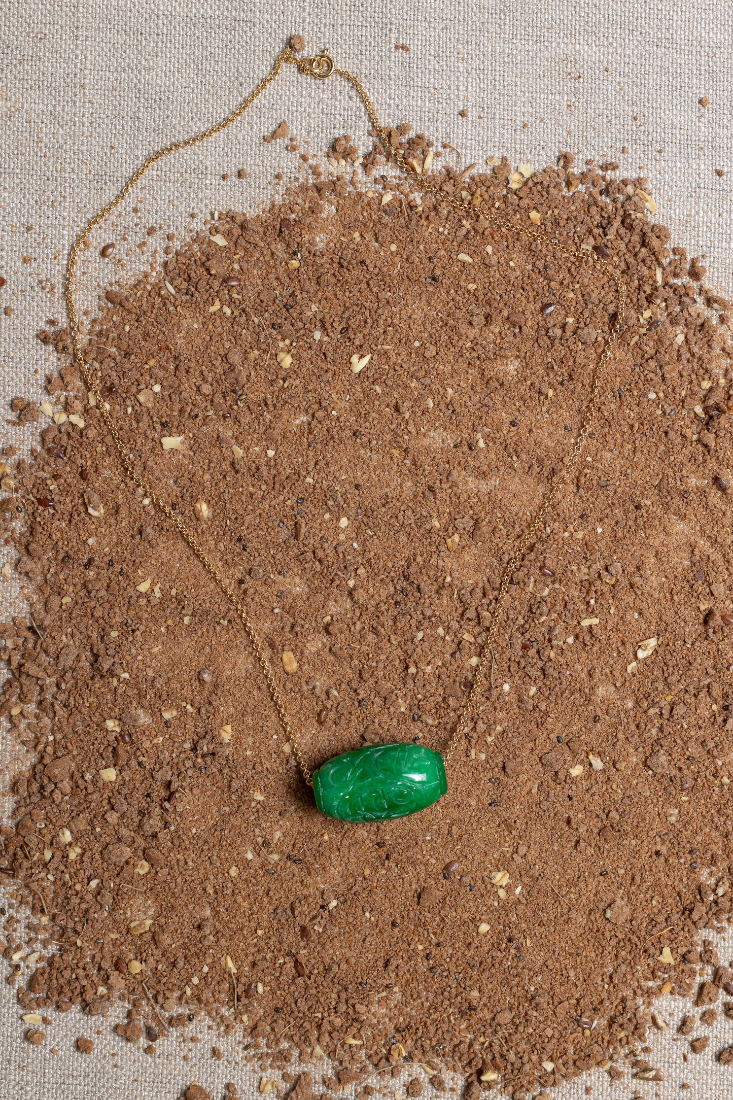 Colar Cris Jade Verde