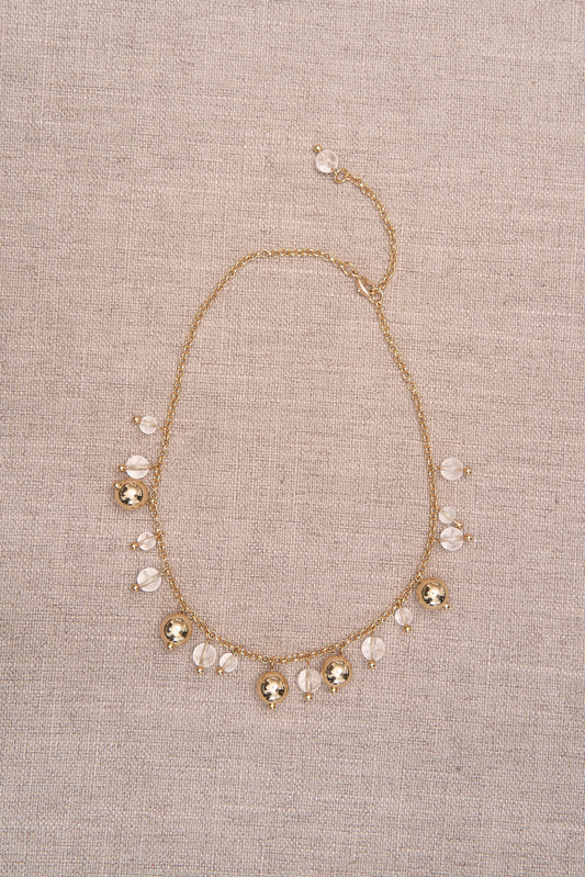 Colar Anarê Cristal Esferas