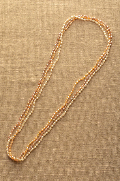 Colar Perola 85 Rose