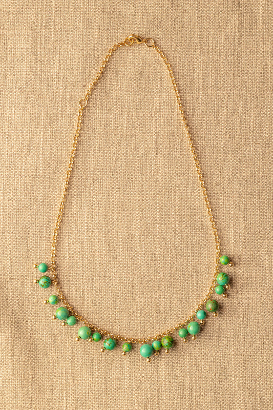 Colar Anarê Turquesa Mesclado