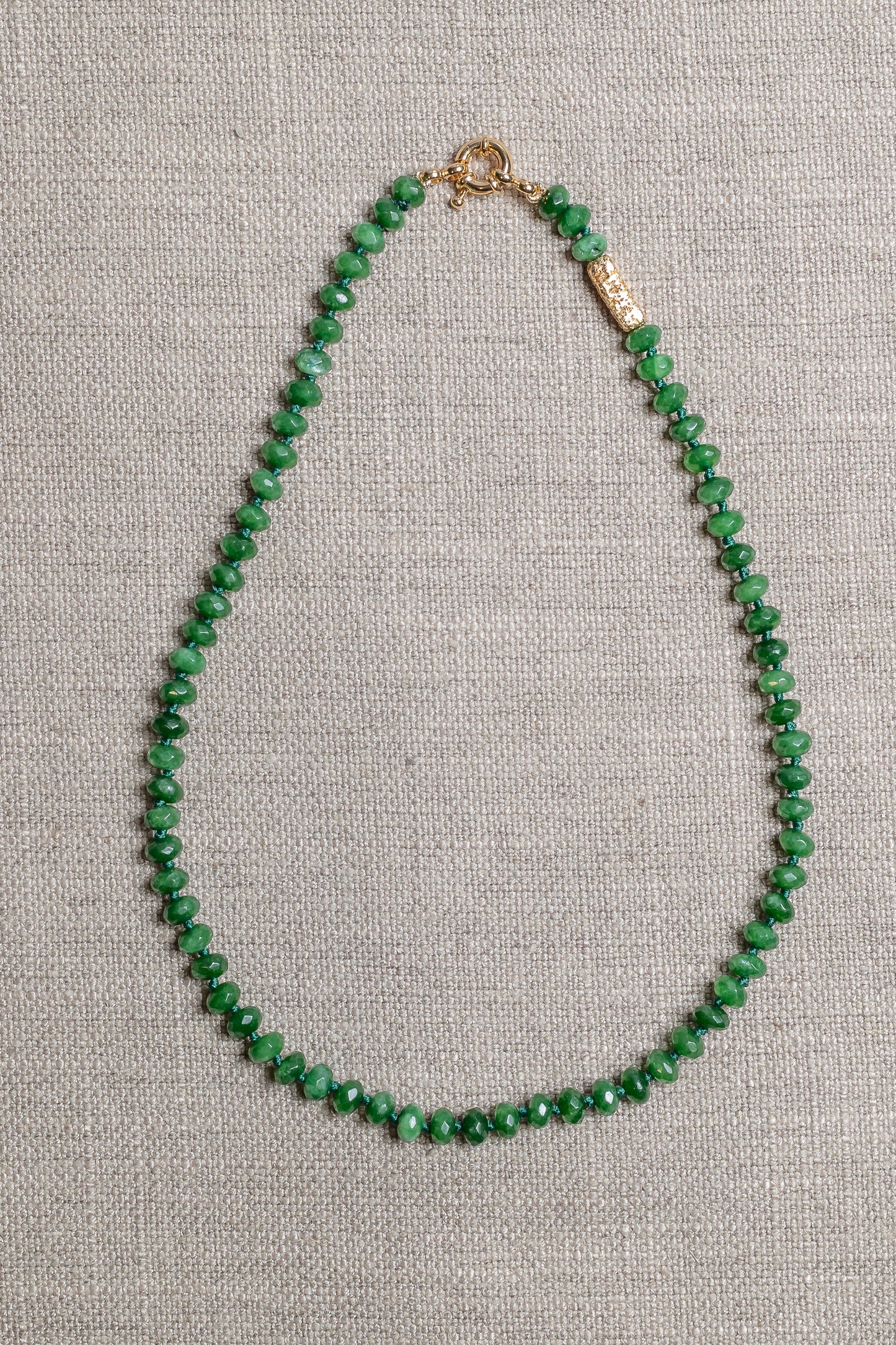 Colar Julia Jade Verde - Emerencianas