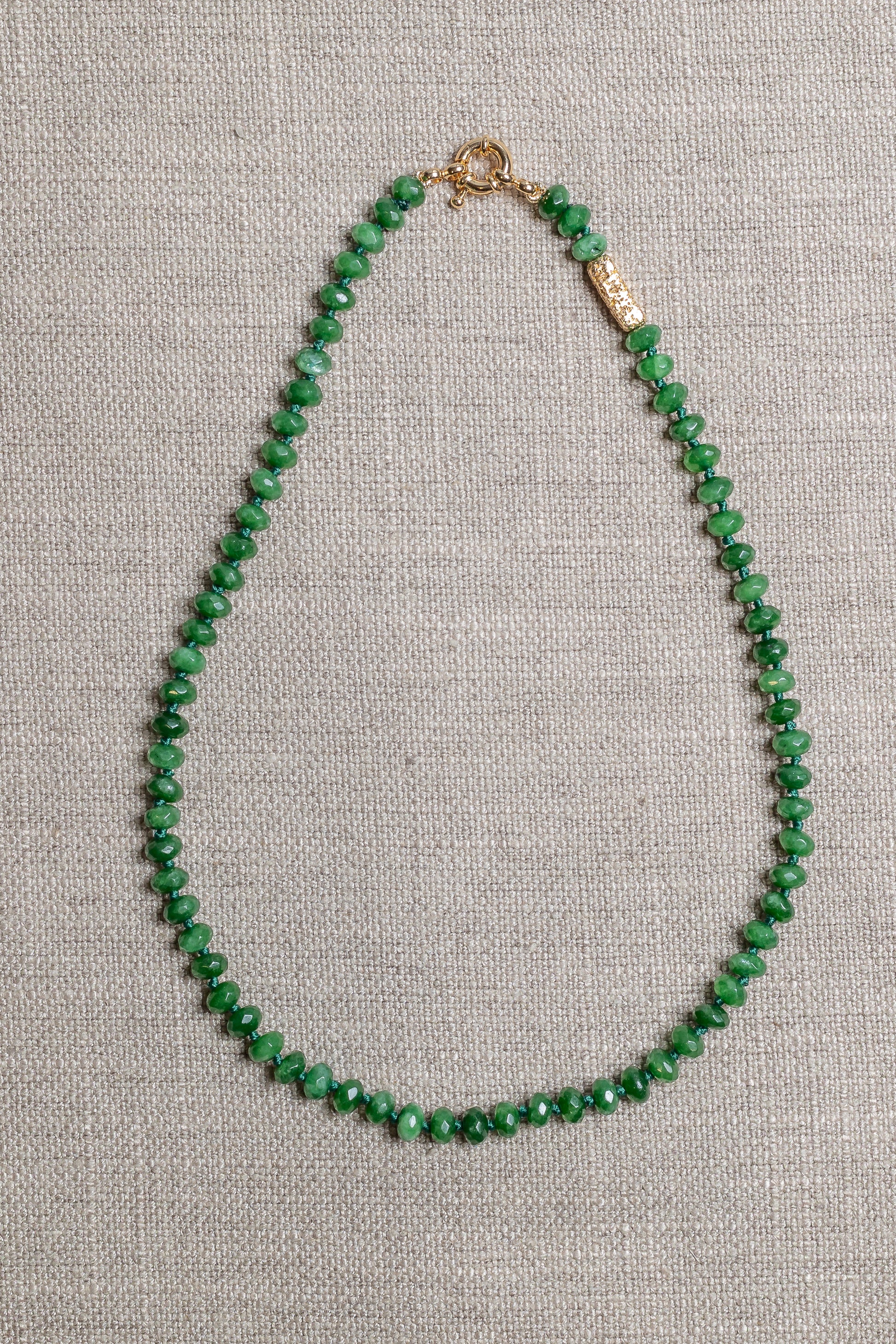 Colar Julia Jade Verde - Emerencianas