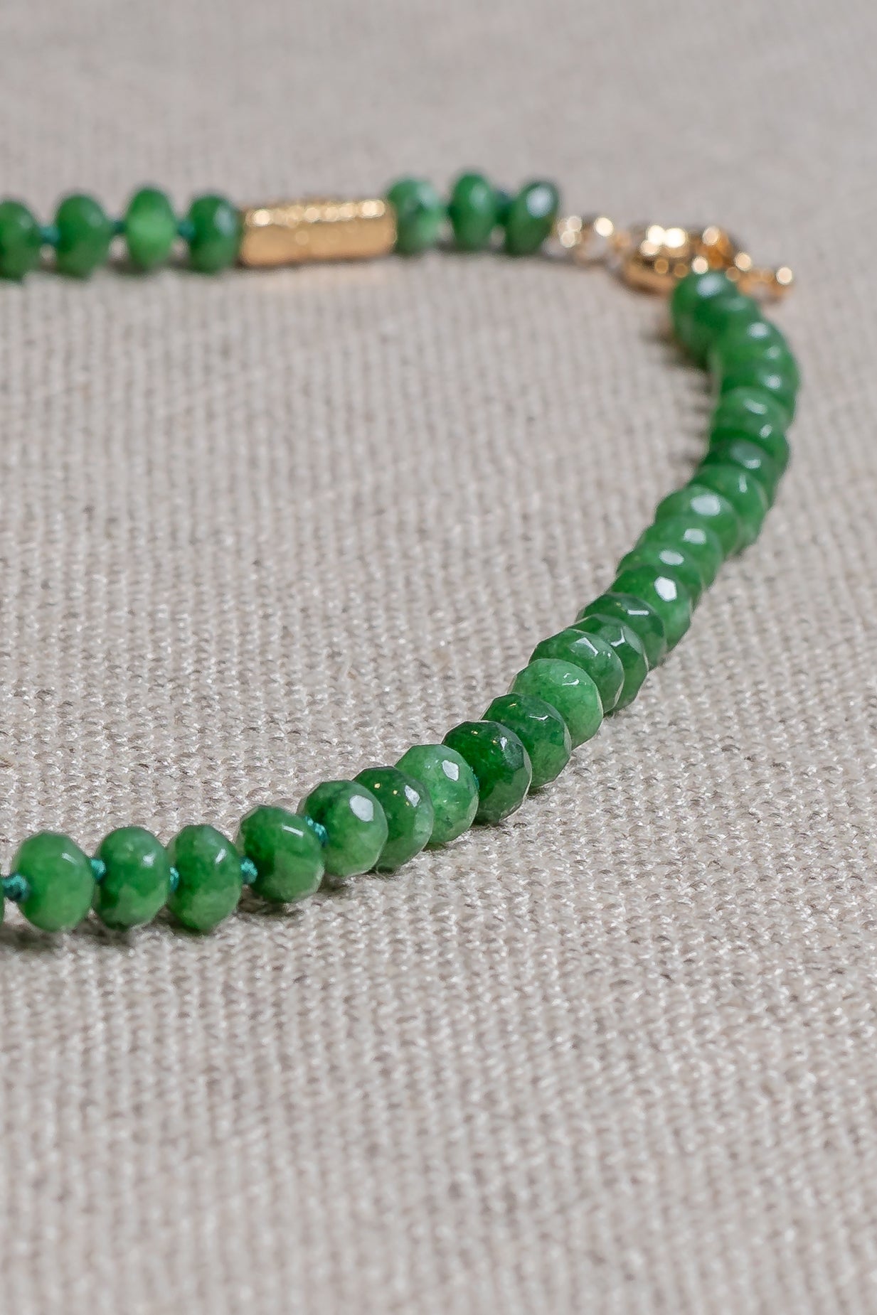 Colar Julia Jade Verde - Emerencianas