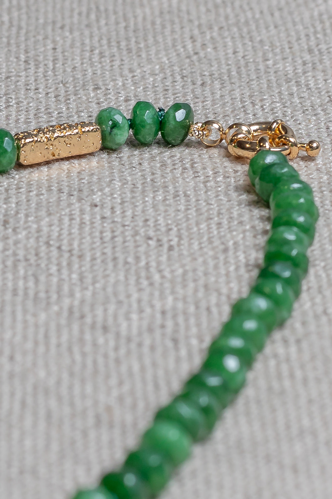 Colar Julia Jade Verde - Emerencianas